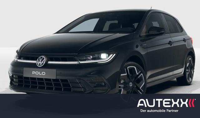 Volkswagen Polo - R-Line Plus 1.0 TSI DSG7 Alufelgen 17 Zoll York ACC-Tempomat IQ-Drive Pak abgedunkelte Scheiben PDC vorne+hinten Parkassist SHZ Climatronic Light Assist Schwarzer Dachhimmel