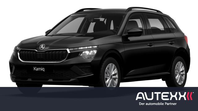 Skoda Kamiq - Essence 1.0 TSI DSG Klimaanlage SHZ Mittelarmlehne Alufelgen 16 Zoll AHK-Vorbereitung Smartlink PDC hinten LED-Scheinwerfer Garantieverl&auml;ngerung auf 4 Jahre oder 80.000km