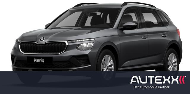 Skoda Kamiq - Essence 1.0 TSI DSG Klimaanlage SHZ Mittelarmlehne Alufelgen 16 Zoll AHK-Vorbereitung Smartlink PDC hinten LED-Scheinwerfer Garantieverl&auml;ngerung auf 4 Jahre oder 80.000km
