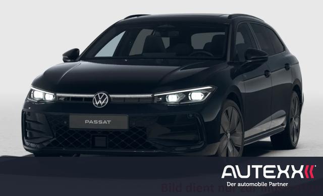 Volkswagen Passat Variant - 2.0TDI 4MOTION DSG R-LINE AHK PANORAMADACH Navi Discover Pro Max HUD Blackstyle Paket Alufelgen 19 Zoll Leeds Schwarz