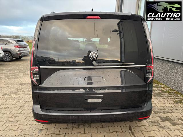 Volkswagen Caddy Style 1.5 TSI 115PS DSG/AUTOMATIK, Deep-Black, 17" Alu/Ganzjahresreifen, Winterpaket, ACC-Tempomat, Toter-Winkel, ParkAssist, Parksensoren vo/hi, Rückfahrkamera, Radio Ready2Discover 10" + Wireless AppConnect, Climatronic, Abgedunkelte Scheiben, M-Lederlenkrad 