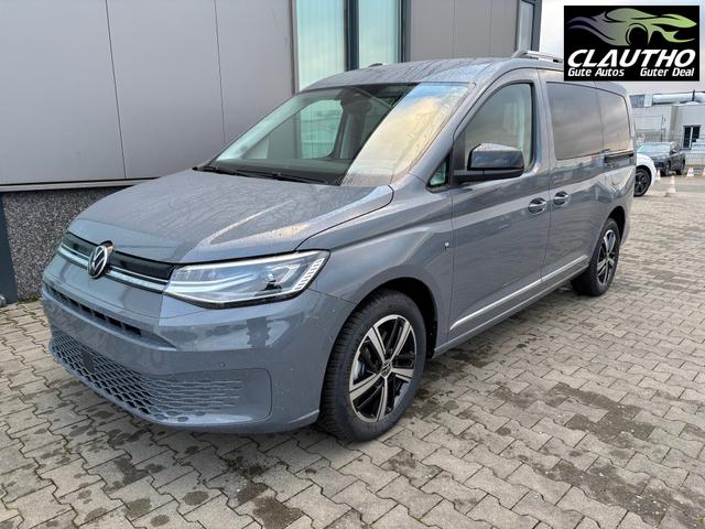 Volkswagen Caddy Style MAXI 7-SITZER 1.5 TSI 115PS DSG/AUTOMATIK, PURE-GREY, 17" Alu/Ganzjahresreifen, Winterpaket, ACC-Tempomat, Toter-Winkel, ParkAssist, Parksensoren vo/hi, Rückfahrkamera, Radio Ready2Discover 10" + Wireless AppConnect, Climatronic, Abgedunkelte Scheiben 