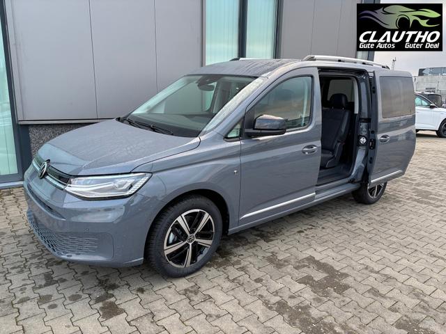 Volkswagen Caddy Style MAXI 7-SITZER 1.5 TSI 115PS DSG/AUTOMATIK, PURE-GREY, 17" Alu/Ganzjahresreifen, Winterpaket, ACC-Tempomat, Toter-Winkel, ParkAssist, Parksensoren vo/hi, Rückfahrkamera, Radio Ready2Discover 10" + Wireless AppConnect, Climatronic, Abgedunkelte Scheiben 