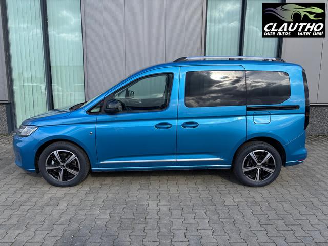 Volkswagen Caddy Style 1.5 TSI 115PS DSG/AUTOMATIK, BLAU-MET, 17" Alu/Ganzjahresreifen, Winterpaket, ACC-Tempomat, Toter-Winkel, ParkAssist, Parksensoren vo/hi, Rückfahrkamera, Radio Ready2Discover 10" + Wireless AppConnect, Climatronic, Abgedunkelte Scheiben, M-Lederlenkrad 