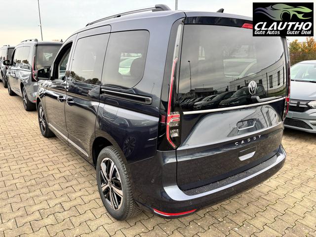 Volkswagen Caddy Style 1.5 TSI 115PS DSG/AUTOMATIK, BLAU-MET, 17" Alu/Ganzjahresreifen, Winterpaket, ACC-Tempomat, Toter-Winkel, ParkAssist, Parksensoren vo/hi, Rückfahrkamera, Radio Ready2Discover 10" + Wireless AppConnect, Climatronic, Abgedunkelte Scheiben, M-Lederlenkrad 
