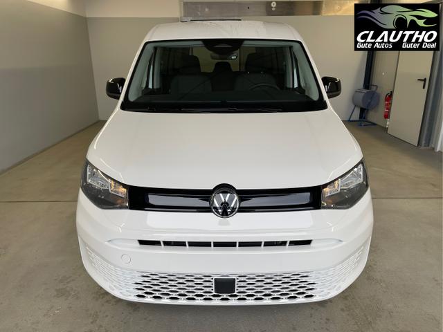 Volkswagen / Caddy / Weiß / / / 115PS AHK+Climatronic+App-Connect+Winter+GVL+PDC+Side u. Lane Assist