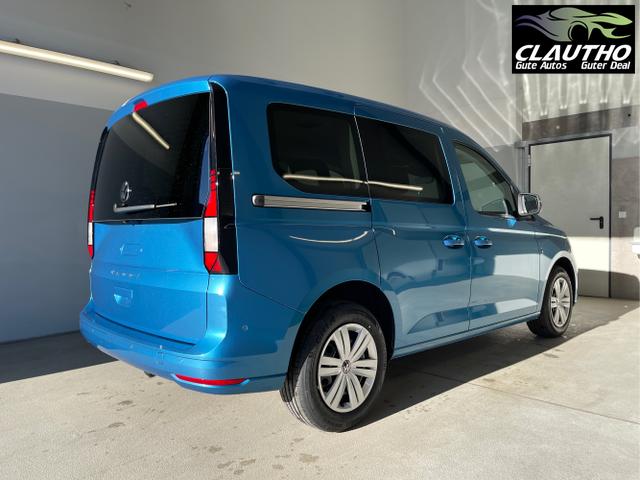 Volkswagen / Caddy / Blau / / / 115PS DSG AHK+Kamera+ACC+Parklenk+SHZ+Side Assist+App-Connect