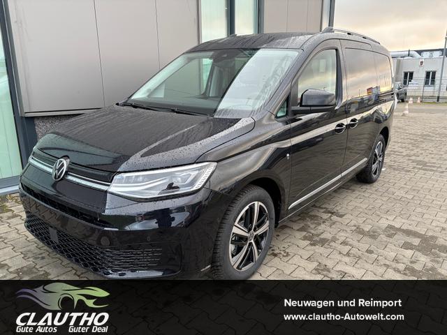 Volkswagen Caddy - Style MAXI 7-SITZER 1.5 TSI 115PS DSG/AUTOMATIK, Deep-Black, 17" Alu/Ganzjahresreifen, Winterpaket, ACC-Tempomat, Toter-Winkel, ParkAssist, Parksensoren vo/hi, Rückfahrkamera, Radio Ready2Discover 10" + Wireless AppConnect, Climatronic, Abgedunkelte Scheiben