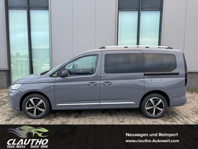 Volkswagen Caddy - Style MAXI 7-SITZER 1.5 TSI 115PS DSG/AUTOMATIK, PURE-GREY, 17" Alu/Ganzjahresreifen, Winterpaket, ACC-Tempomat, Toter-Winkel, ParkAssist, Parksensoren vo/hi, Rückfahrkamera, Radio Ready2Discover 10" + Wireless AppConnect, Climatronic, Abgedunkelte Scheiben