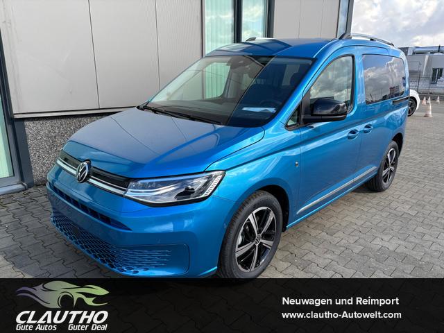 Volkswagen Caddy - Style 1.5 TSI 115PS DSG/AUTOMATIK, BLAU-MET, 17" Alu/Ganzjahresreifen, Winterpaket, ACC-Tempomat, Toter-Winkel, ParkAssist, Parksensoren vo/hi, Rückfahrkamera, Radio Ready2Discover 10" + Wireless AppConnect, Climatronic, Abgedunkelte Scheiben, M-Lederlenkrad