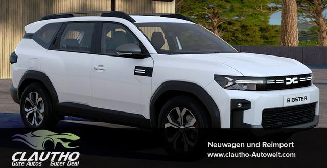 Dacia Bigster - Expression 1.2 TCe 140 Mild-Hybrid 6-Gang, Weiß + Parking-Paket, 17" Alu, Rückfahrkamera, Klimaautomatik, Radio 10" Wireless Apple CarPlay/Android Auto, Tempomat, Nebelscheinwerfer, Lederlenkrad