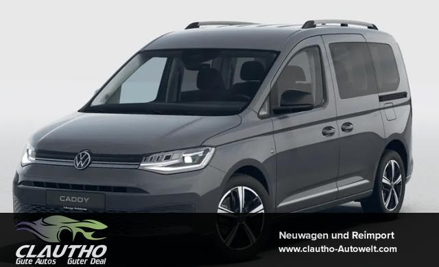 Volkswagen Caddy - Style 1.5 TSI 115PS DSG/AUTOMATIK, PURE-GREY, 17" Alu/Ganzjahresreifen, Winterpaket, ACC-Tempomat, Toter-Winkel, ParkAssist, Parksensoren vo/hi, Rückfahrkamera, Radio Ready2Discover 10" + Wireless AppConnect, Climatronic, Abgedunkelte Scheiben, M-Lederlenkrad