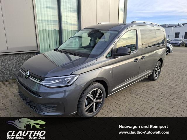 Volkswagen Caddy - Style MAXI 7-SITZER 1.5 TSI 115PS DSG/AUTOMATIK, INDIUM-GRAU, 17" Alu/Ganzjahresreifen, Winterpaket, ACC-Tempomat, Toter-Winkel, ParkAssist, Parksensoren vo/hi, Rückfahrkamera, Radio Ready2Discover 10" + Wireless AppConnect, Climatronic, Abgedunkelte Scheiben