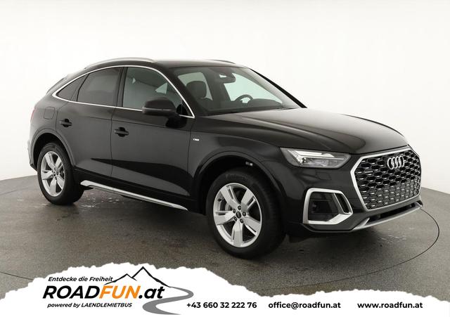 Audi Q5 Sportback - 55 TFSI e quattro S line TFSIe S-LINE, AHK, 19-Zoll, Teilleder