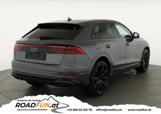Audi Q8 - 50 TDI quattro qu S-LINE, Luft, Pano, B&O, 23-Zoll, AHK, Leder, AreaView, Optik schwarz