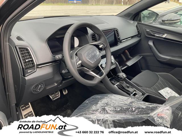 Skoda Karoq - Sportline 1.5 TSI DSG Sportline, Pano, AHK, Navi, CANTON, Matrix, AreaView, Side, FS-beheizbar