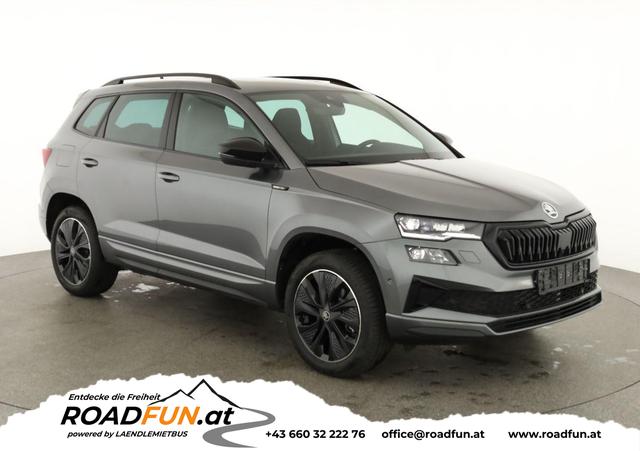 Skoda Karoq - Sportline 4x4 2.0 TDI DSG Sportline, Pano, AHK, Navi, Matrix, AreaView, Side, Kamera, el. Klappe, FS-beheizbar, Winter