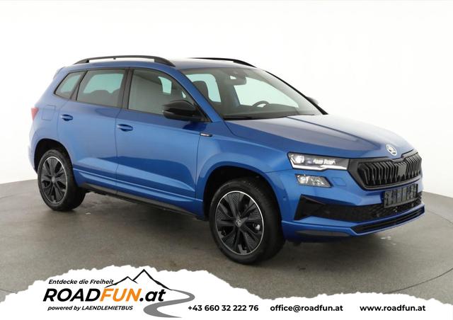 Skoda Karoq - Sportline 1.5 TSI DSG Sportline, Pano, AHK, Navi, CANTON, Matrix, AreaView, Side, FS-beheizbar