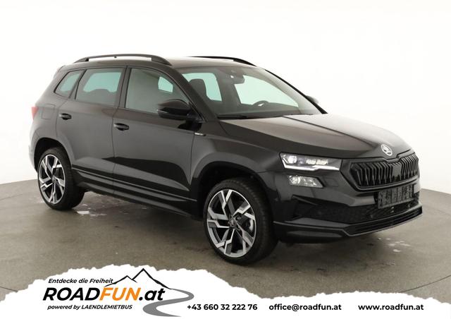 Skoda Karoq - Sportline 1.5 TSI DSG Sportline, Pano, AHK, Navi, Matrix, AreaView, Side, FS-beheizbar, Winter, 19-Zoll