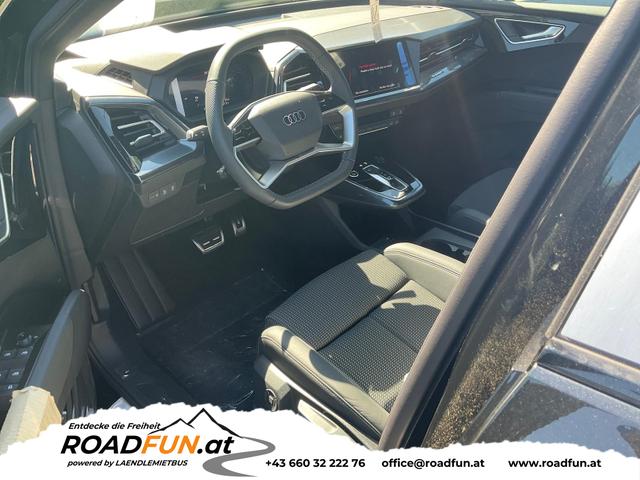 Audi Q4 e-tron - 45 basis quattro S-LINE quattro, Pano, AHK, Navi, Matrix, Komfort, Side, Kamera, el. Klappe, Winter. 20-Zoll