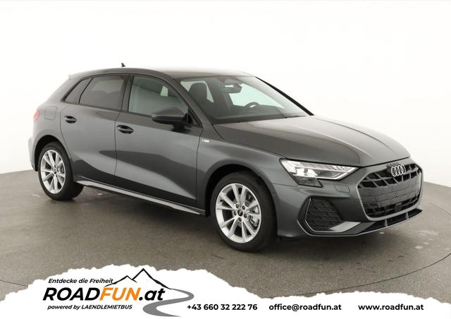 Audi A3 Sportback - TFSI 110 kW S line 35 S-tronic S-LINE, AHK, Matrix, Navi, el. Klappe, Kamera, Winter, 3 J.-Garantie