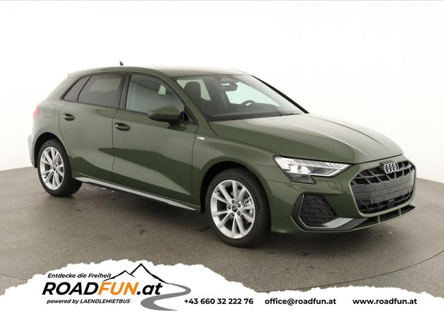 Audi A3 Sportback - TFSI 110 kW S line 35 S-tronic S-LINE, AHK, Matrix, Navi, el. Klappe, Kamera, Winter, 3 J.-Garantie