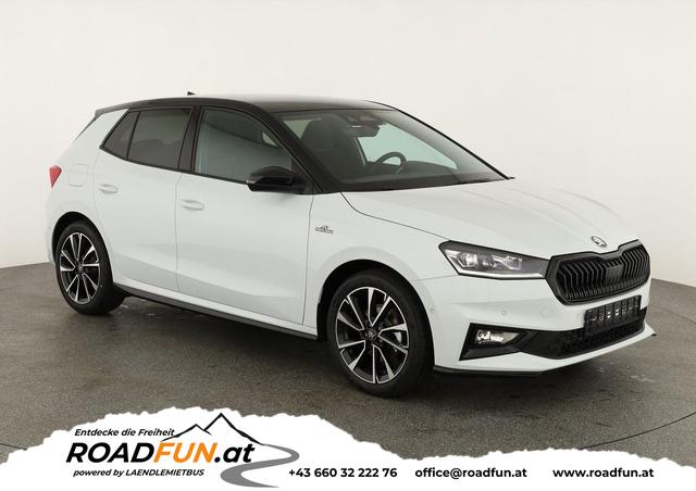 Skoda Fabia - Monte Carlo 1.5 TSI DSG Carlo, Ladeboden, LED, Kamera, App-Connect, 17-Zoll