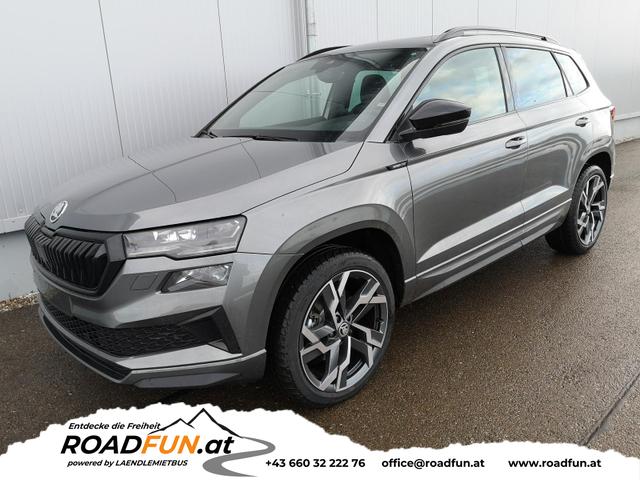 Skoda Karoq - Sportline 2.0TDI DSG 4x4 AHK Matrix Pano Sound Leder 19 Zoll