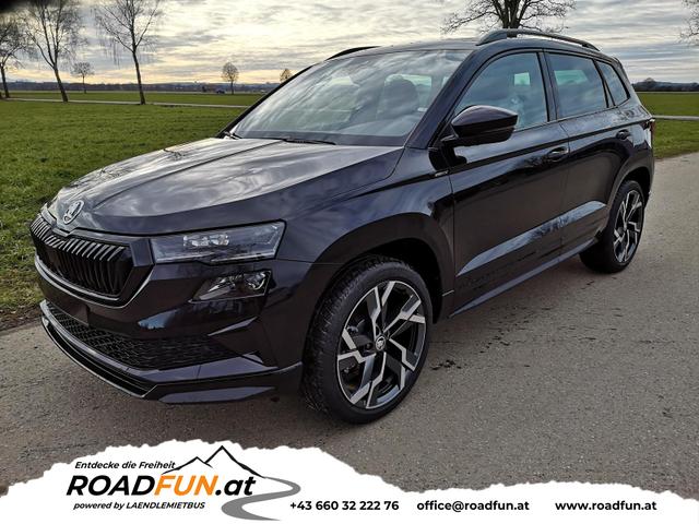 Skoda Karoq - Sportline 2.0TDI DSG 4x4 AHK Matrix Leder 19 Zoll