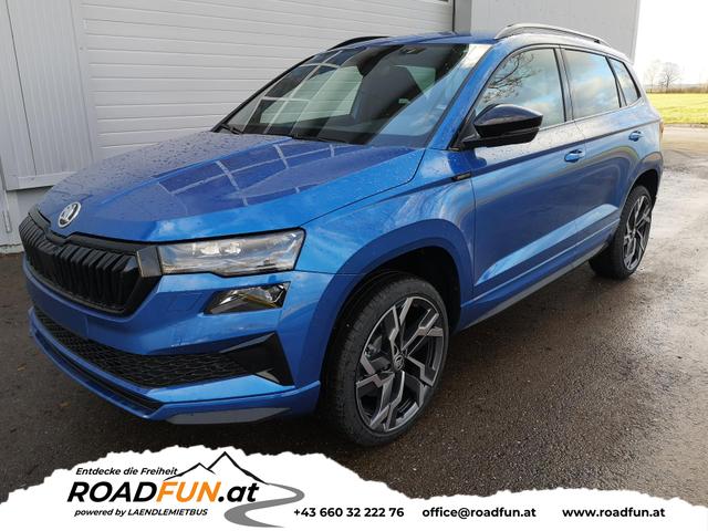 Skoda Karoq - Sportline 2.0TDI DSG 4x4 AHK Matrix Leder 19 Zoll