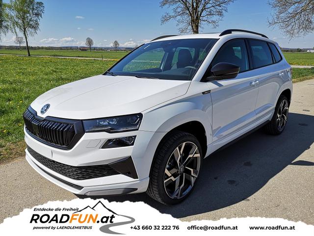 Skoda Karoq - Sportline 2.0TDI DSG 4x4 AHK Matrix Pano Sound Leder 19 Zoll