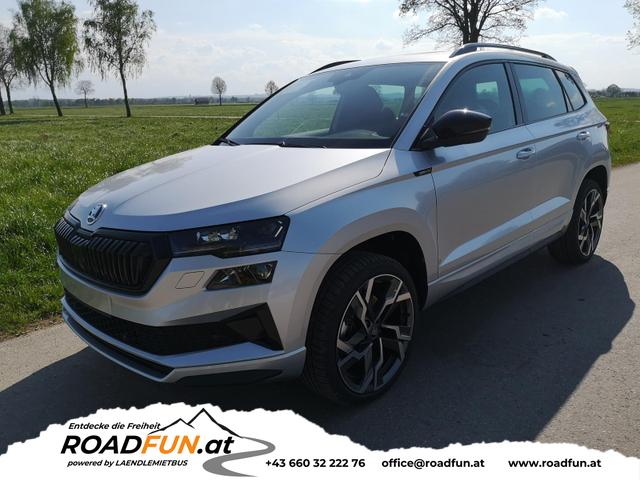 Skoda Karoq - Sportline 2.0TDI DSG 4x4 AHK Matrix Leder 19 Zoll