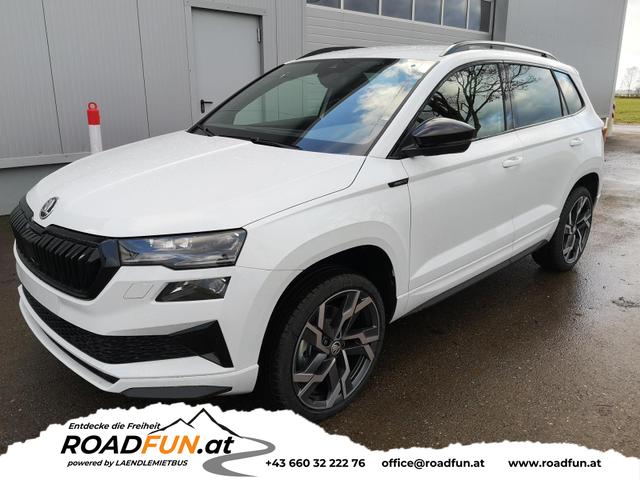Skoda Karoq - Sportline 2.0TDI DSG 4x4 AHK Matrix Leder 19 Zoll
