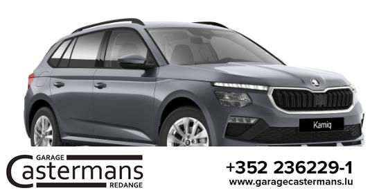 Skoda Kamiq - Extra 1.0 TSI 116PS, 5 J Garantie, METALLIC, ANH&Auml;NGERKUPPLUNG, 16" Alu, Climatronic, Radio 8" + SmartLink, Parksensoren hinten, R&uuml;ckfahrkamera, Sitzheizung, SunSet, Tempomat, Armlehne, NSW, LED-Scheinwerfer, Dachreling, Virtual Cockpit, Reserverad