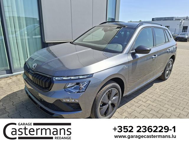 Skoda Kamiq - Monte Carlo 1.5 TSI 150PS DSG (AUTOMATIK), Grau-Met, PANORAMDACH, MATRIX-LED, SITZHEIZUNG, Sport-M-Lederlenkrad beheizt, SunSet, 2Z-Climatronic, Parksensoren vorn/hinten, R&uuml;ckfahrkamera, Kessy, Radio 8,25"+SmartLink, Virtual Cockpit, 17" Alu, Tempomat