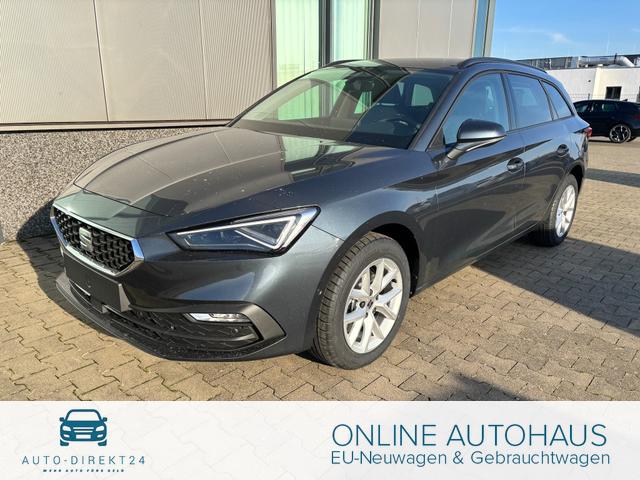 Seat Leon Sportstourer - Style 1.5 TSI 115PS, MAGNETIC-GRAU-METALLIC, 5 Jahre Garantie, 16" ALU, MATRIX-LED, Privacy-Glas, Winter-Paket, 3-Zonen-Climatronic, ParkAssist, Parksensoren v/h, R&uuml;ckfahrkamera, Radio 10,4" + Full-Link, Tempomat, M-Lederlenkrad, variabler Ladeboden