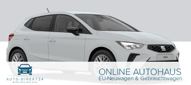 Seat Ibiza - Reference 1.0 MPI 80PS, 5 JAHRE GARANTIE, Parksensoren hinten, Radio 8,25"/Bluetooth, LED-Scheinwerfer, LED-R&uuml;ckleuchten, Zentralverriegelung mit Fernbedienung