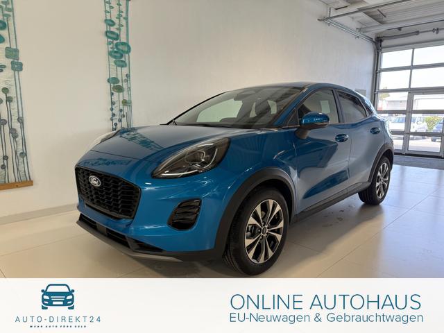 Ford Puma - Titanium 1.0 EcoBoost Hybrid 92 kW (125 PS) Lenkradheizung, Sitzheizung, DAB, Navigationssystem, Radio, Apple CarPlay, Android Auto, Einparkhilfe hinten, R&uuml;ckfahrkamera, Verkehrsschild-Erkennungssystem, 17"-LM-Felgen, uvm.