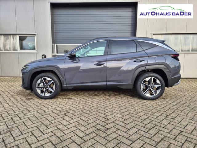 Hyundai TUCSON Trend 1.6 T-GDI 150PS Automatik TZ 2026 Teil-Leder Sitzheizung v+h Lenkradheizung Klimaautomatik Navi Touchscreen DAB+ Apple CarPlay + Android Auto PDC R&uuml;ckf.-Kamera Matrix-LED-Scheinw. 
