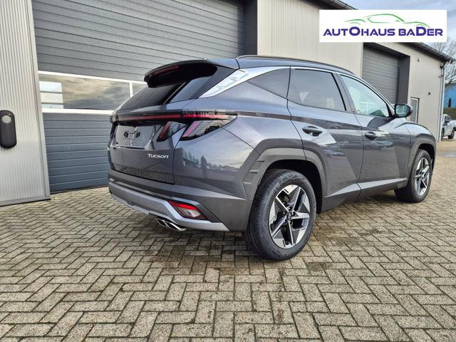 Hyundai TUCSON Trend 1.6 T-GDI 150PS Automatik TZ 2026 Teil-Leder Sitzheizung v+h Lenkradheizung Klimaautomatik Navi Touchscreen DAB+ Apple CarPlay + Android Auto PDC R&uuml;ckf.-Kamera Matrix-LED-Scheinw. 