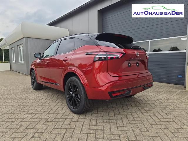 Nissan Qashqai 1.3 DIG-T MHEV 158 PS X-Tronic N-Design Head-Up Display Teil-Leder Klimaautomatik Sitzheizung Lenkradheizung Navi elektr. Heckklappe ACC PDC v+h 360&deg;Kamera DAB Bluetooth Touchscreen Apple CarPlay Android Auto 19"Zoll 