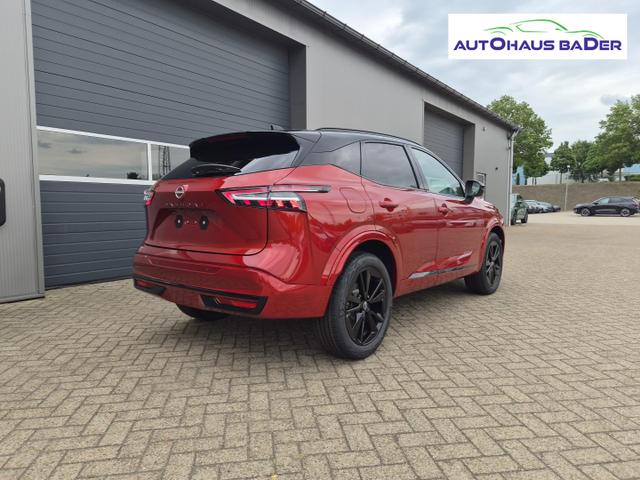 Nissan Qashqai 1.3 DIG-T MHEV 158 PS X-Tronic N-Design Head-Up Display Teil-Leder Klimaautomatik Sitzheizung Lenkradheizung Navi elektr. Heckklappe ACC PDC v+h 360&deg;Kamera DAB Bluetooth Touchscreen Apple CarPlay Android Auto 19"Zoll 