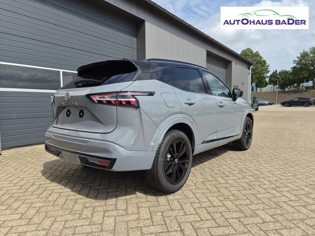 Nissan Qashqai 1.3 DIG-T MHEV 158 PS X-Tronic N-Design PanoDach Teil-Leder Klimaautomatik Sitzheizung Lenkradheizung Navi ACC PDC v+h 360&deg;Kamera DAB Bluetooth Touchscreen Apple CarPlay Android Auto 19"Zoll 