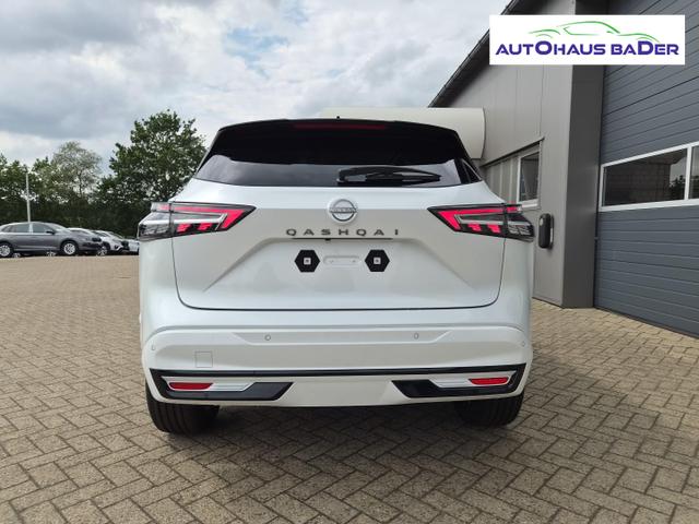 Nissan Qashqai 1.3 DIG-T MHEV 158 PS X-Tronic N-Design PanoDach Teil-Leder Klimaautomatik Sitzheizung Lenkradheizung Navi ACC PDC v+h 360&deg;Kamera DAB Bluetooth Touchscreen Apple CarPlay Android Auto 19"Zoll 