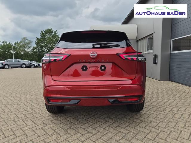 Nissan Qashqai 1.3 DIG-T MHEV 158 PS X-Tronic N-Design PanoDach Teil-Leder Klimaautomatik Sitzheizung Lenkradheizung Navi ACC PDC v+h 360&deg;Kamera DAB Bluetooth Touchscreen Apple CarPlay Android Auto 19"Zoll 
