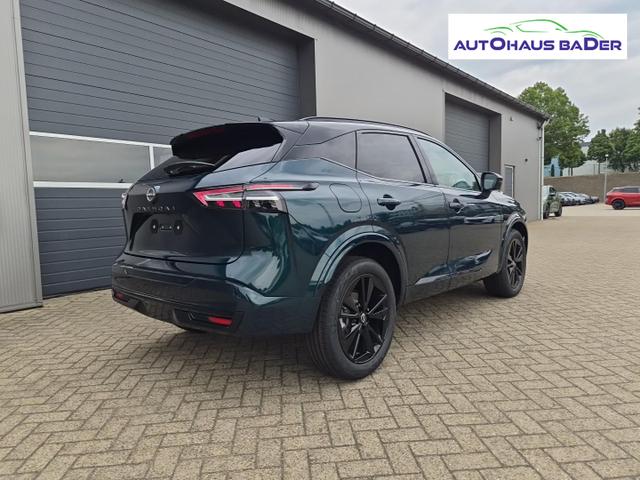 Nissan Qashqai 1.3 DIG-T MHEV 158 PS X-Tronic N-Design Head-Up Display Teil-Leder Klimaautomatik Sitzheizung Lenkradheizung Navi elektr. Heckklappe ACC PDC v+h 360&deg;Kamera DAB Bluetooth Touchscreen Apple CarPlay Android Auto 19"Zoll 