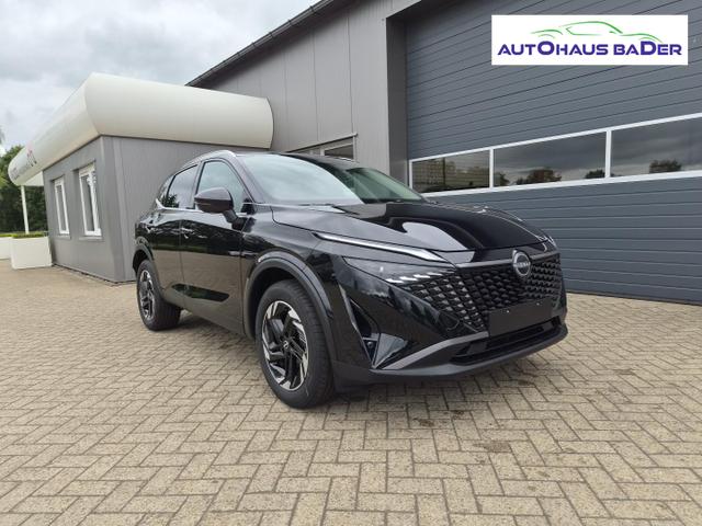 Nissan Qashqai 1.3 DIG-T MHEV 158 PS X-Tronic N-Connecta Teil-Leder PanoGlasdach Klimaautomatik Sitzheizung Lenkradheizung Navi ACC PDC v+h 360&deg;Kamera DAB Bluetooth Touchscreen Apple CarPlay Android Auto 18"LM 