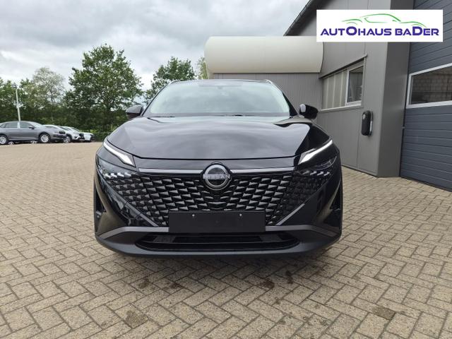 Nissan Qashqai 1.3 DIG-T MHEV 158 PS X-Tronic N-Connecta Teil-Leder PanoGlasdach Klimaautomatik Sitzheizung Lenkradheizung Navi ACC PDC v+h 360&deg;Kamera DAB Bluetooth Touchscreen Apple CarPlay Android Auto 18"LM 