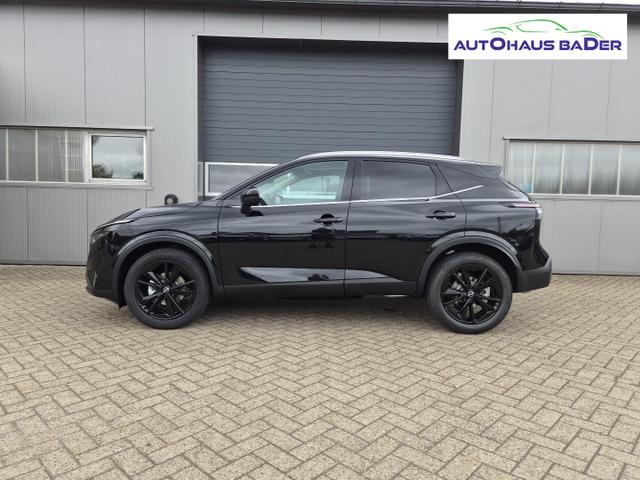 Nissan Qashqai 1.3 DIG-T MHEV 158 PS X-Tronic Tekna Voll-Leder Klimaautomatik PanoGlasdach Sitzheizung Lenkradheizung Navi Head-Up Display elektr. Heckklappe ACC PDC v+h 360&deg;Kamera DAB Bluetooth Touchscreen Apple CarPlay Android Auto 19"LM 