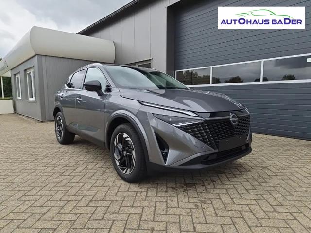 Nissan Qashqai 1.3 DIG-T MHEV 158 PS X-Tronic N-Connecta Teil-Leder PanoGlasdach Klimaautomatik Sitzheizung Lenkradheizung Navi ACC PDC v+h 360&deg;Kamera DAB Bluetooth Touchscreen Apple CarPlay Android Auto 18"LM 